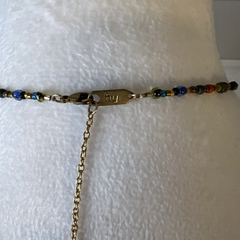 Holly Yashi Gold Plated And Bead Necklace